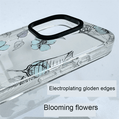 UV Rays Sensitive Color Changing Flowers IMD Case