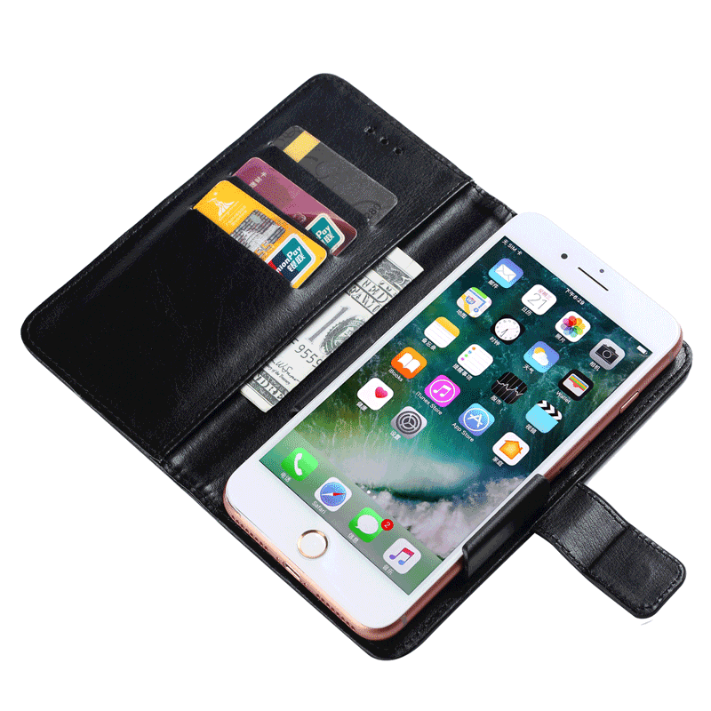 Universal Book-style Card Slots PU Leather Phone Case