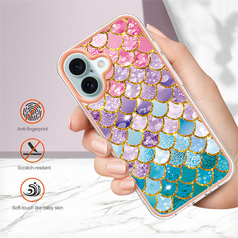 Mermaid Scales Electroplating IMD TPU Case