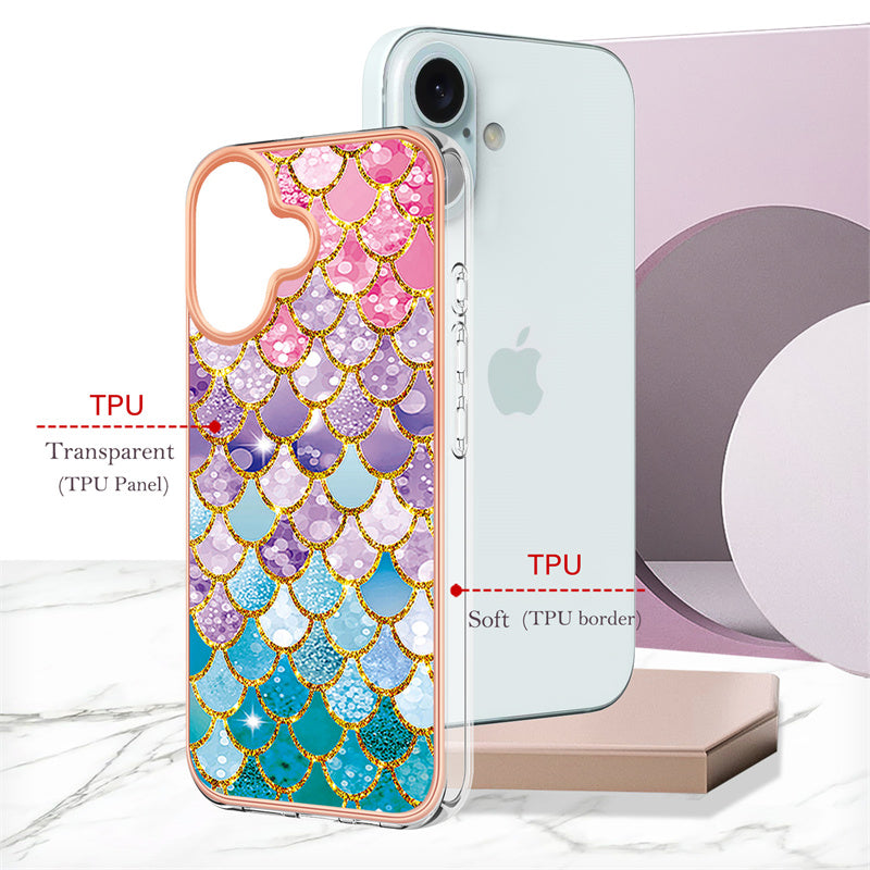 Mermaid Scales Electroplating IMD TPU Case