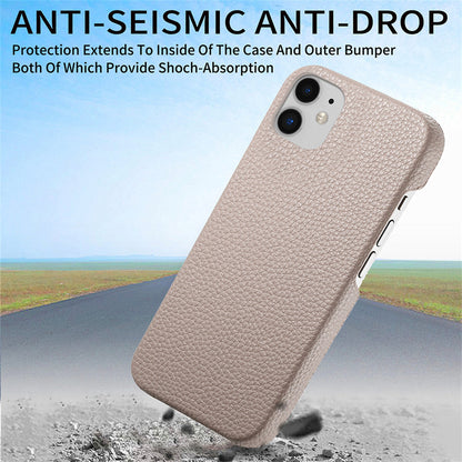 Slim Lychee Pattern PU Leather Case