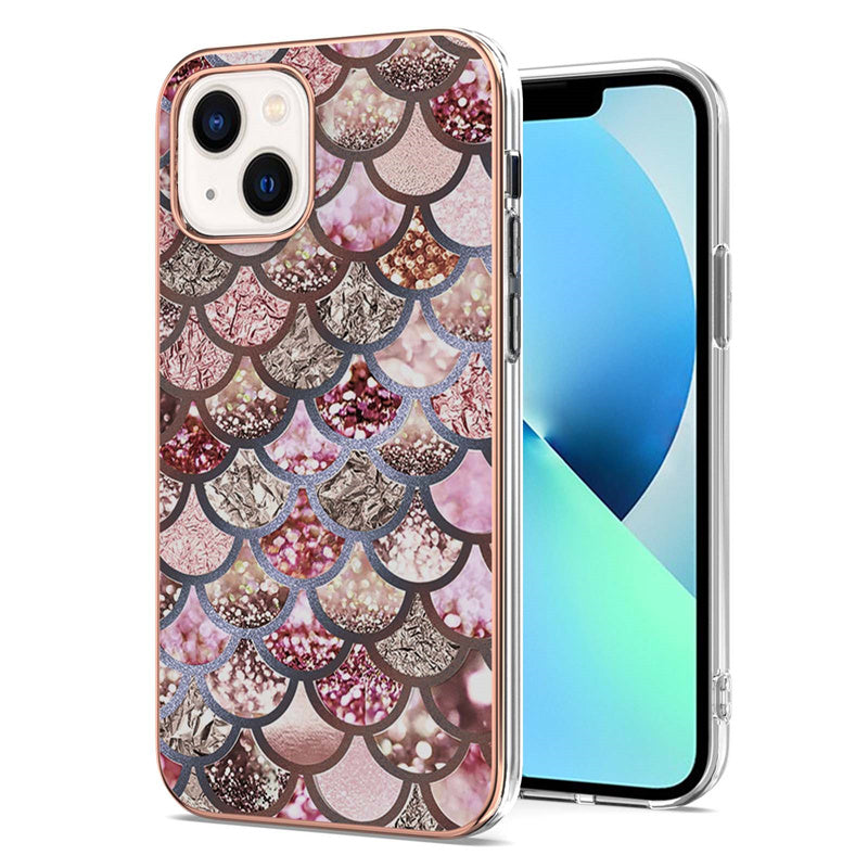 Mermaid Scales Electroplating IMD TPU Case