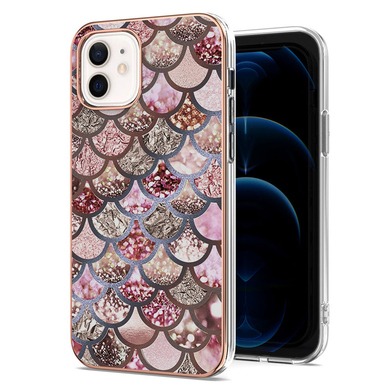 Mermaid Scales Electroplating IMD TPU Case