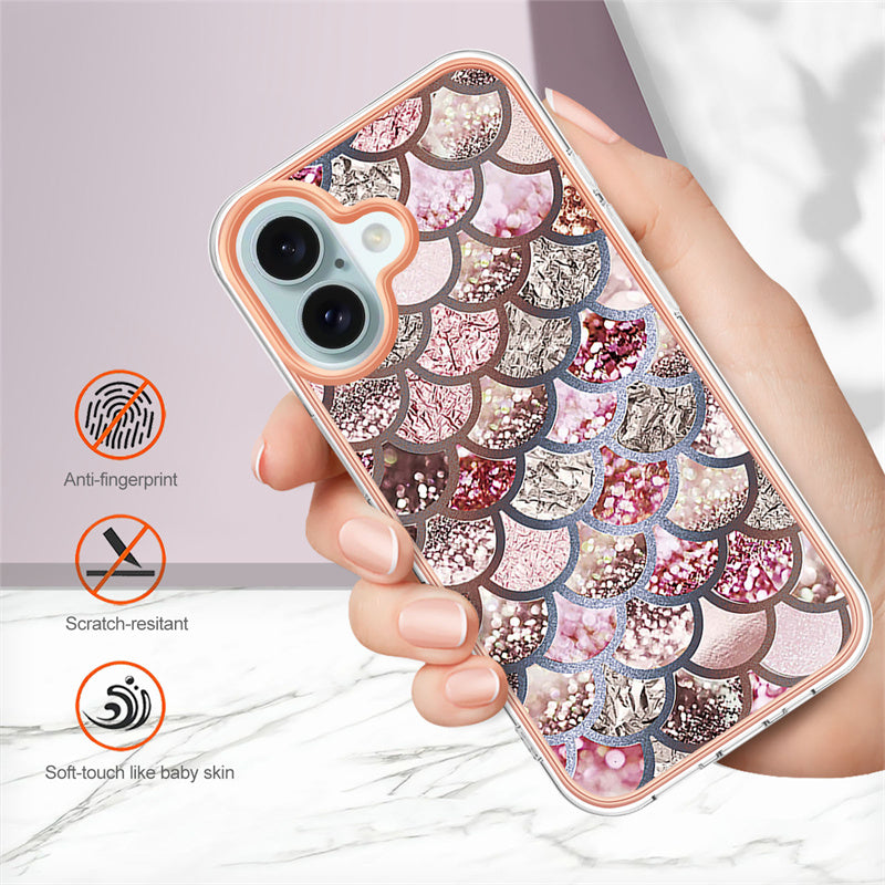 Mermaid Scales Electroplating IMD TPU Case