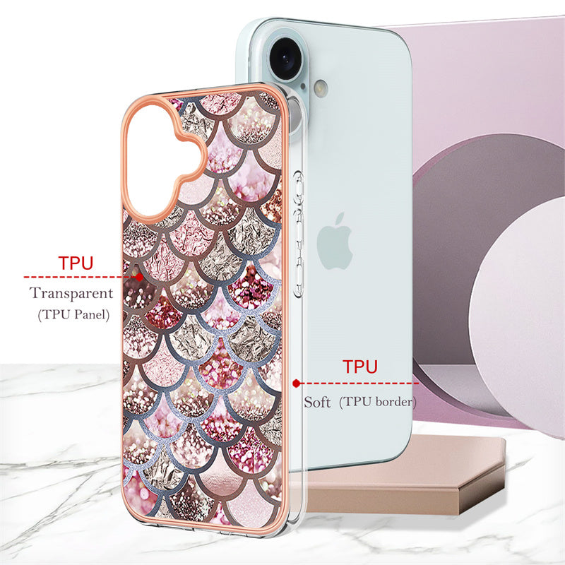 Mermaid Scales Electroplating IMD TPU Case