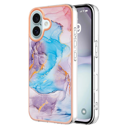 Marble Pattern Electroplating IMD TPU Case