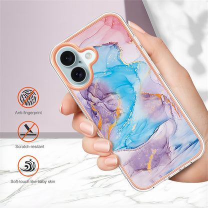 Marble Pattern Electroplating IMD TPU Case