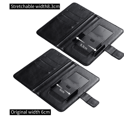 Universal Book-style Card Slots PU Leather Phone Case