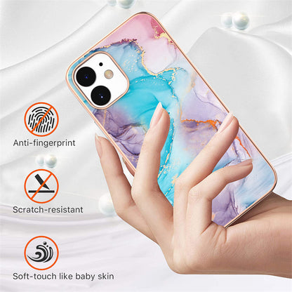 Marble Pattern Electroplating IMD TPU Case