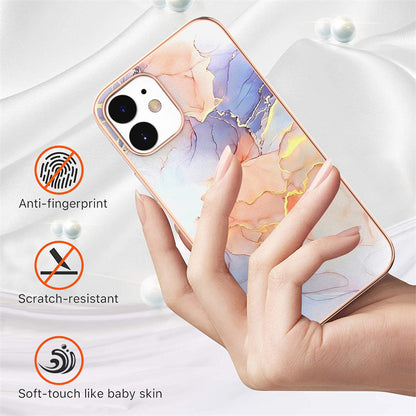 Marble Pattern Electroplating IMD TPU Case