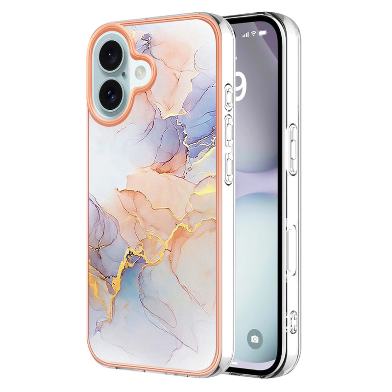 Marble Pattern Electroplating IMD TPU Case