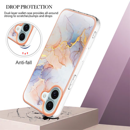 Marble Pattern Electroplating IMD TPU Case