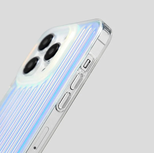 Iridescent Glam Luggage Glossy IMD Hard Case for iPhone