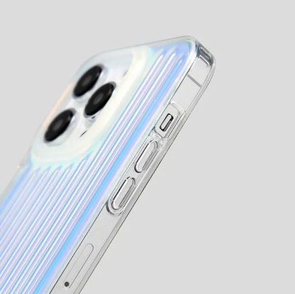 Iridescent Glam Luggage Glossy IMD Hard Case for iPhone