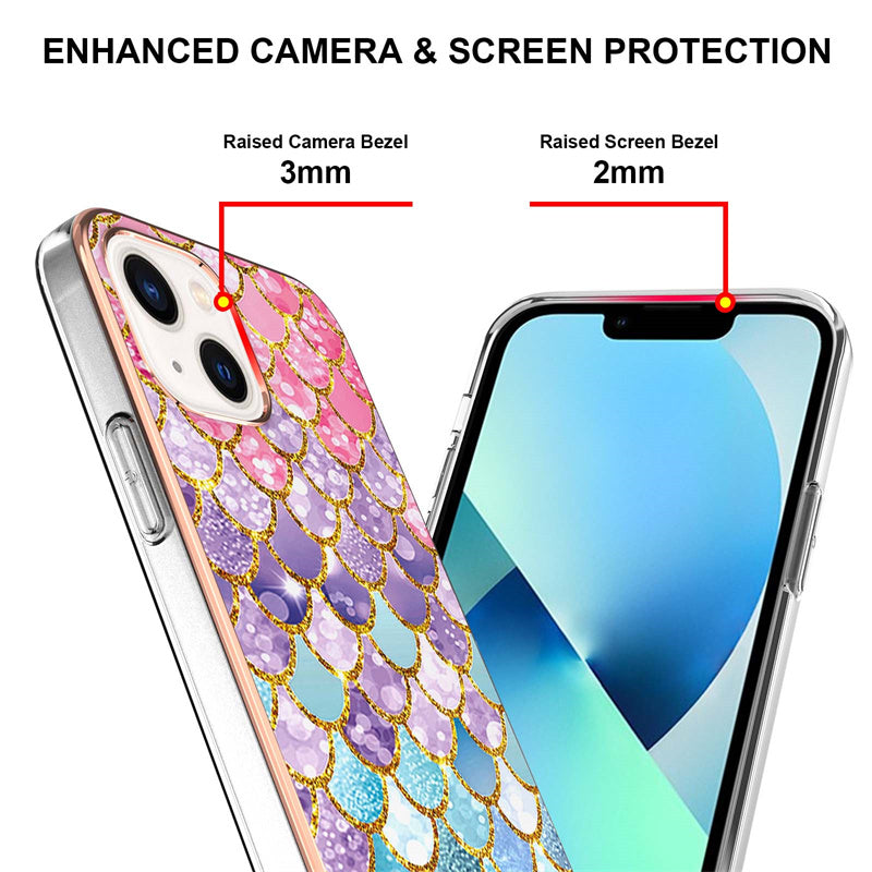 Mermaid Scales Electroplating IMD TPU Case