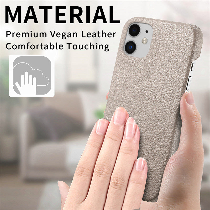 Slim Lychee Pattern PU Leather Case