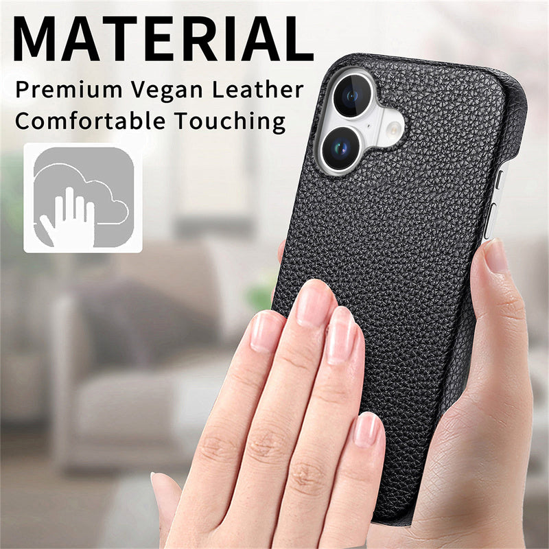 Slim Lychee Pattern PU Leather Case