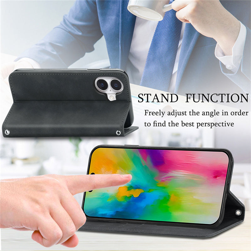 Skin-friendly touch Bible Card Purse Stand PU Case