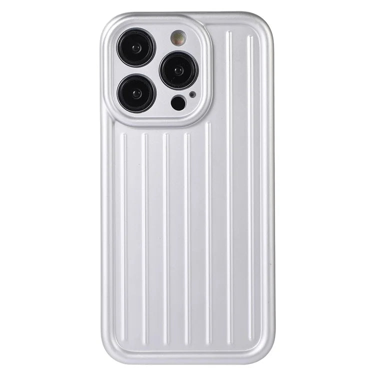 Silver Vertical Strips IMD TPU Case