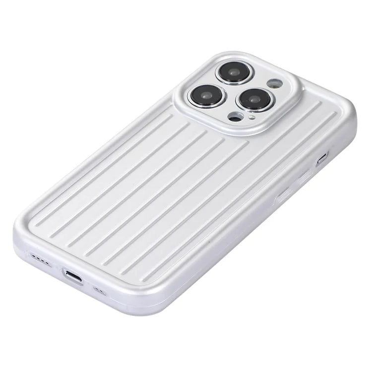 Silver Vertical Strips IMD TPU Case