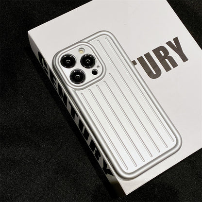 Silver Vertical Strips IMD TPU Case